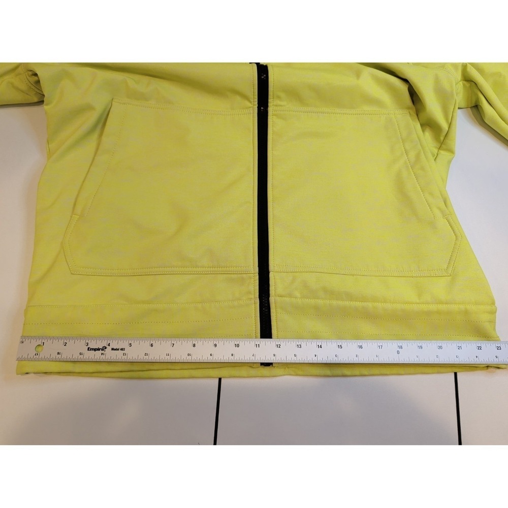 Pulse Waterproof Windproof Breathable Softshell Jacket Hooded Yellow Sz L - Picture 9 of 9